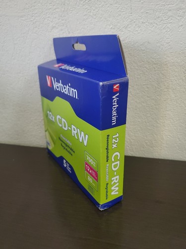 Verbatim 12x CD-RW 5pack Disc Pack (M1) - Picture 6 of 7