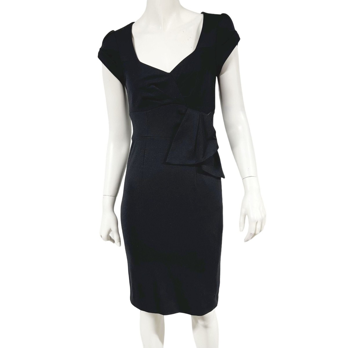 nanette lepore black pleated dress nanette lepore Black Sleeveless Dress Accordion Pleated NWOT Lined Chiffon 4