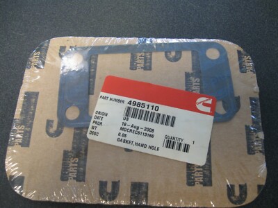 CUMMINS HANDLE HOSE GASKET 4985110 JA35 | eBay
