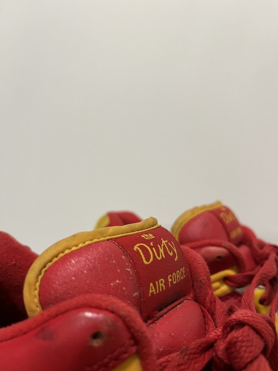 RARE 2002 NIKE AIR FORCE LOW THE DIRTY 305602-611 SIZE 11 (2003