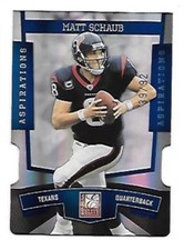 MATT SCHAUB 2010 Donruss Elite Aspirations Die-Cut #39  SERIAL #39/93 TEXANS