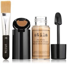 Stila Stay All Day Foundation, Concealer & Brush Kit #10 Caramel