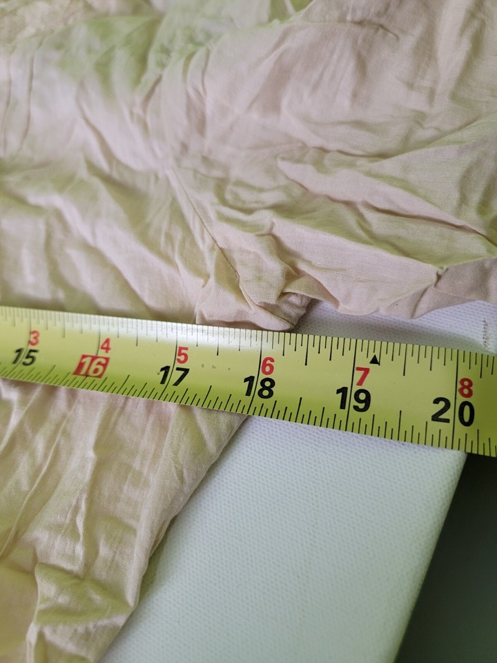 Vintage Victorian Style Top Quizz Romantics Biege Lace Cotton Medium