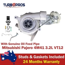 Premium Billet Turbo With Genuine Oil Feed Pipe For Mitsubishi Pajero 4M41 3.2L