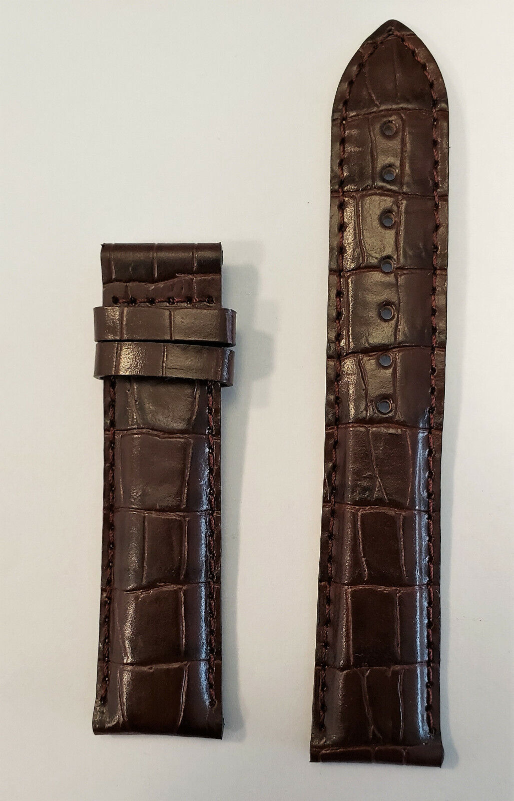 Tissot 20mm Brown Leather Watch Band Strap T610014569 for 