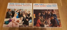 Four Roses - Lot of 2 Vinyl LPs - Song With The Society, Join The Song Fest