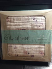 aden and anais airplane crib sheet