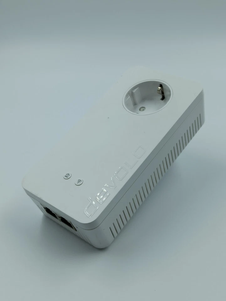 devolo dLAN 1200+ WiFi ac WLAN Powerline 1200Mbps Netzwerk Adapter 2 LAN Ports - Bild 4 von 4