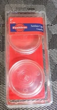Set of 4 Madico Faultless  2" Round Plastic Furniture Cups, #31905