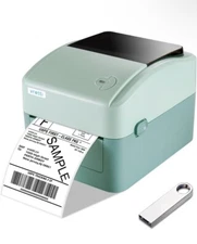 VRETTI 420B USB Thermal Shipping Label Printer 4"x6" Labels, Black. H3