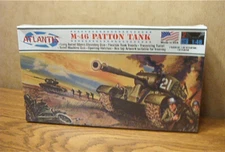 ATLANTIS  1/48 SCALE M-46 PATTON TANK PLASTIC MODEL KIT #A301