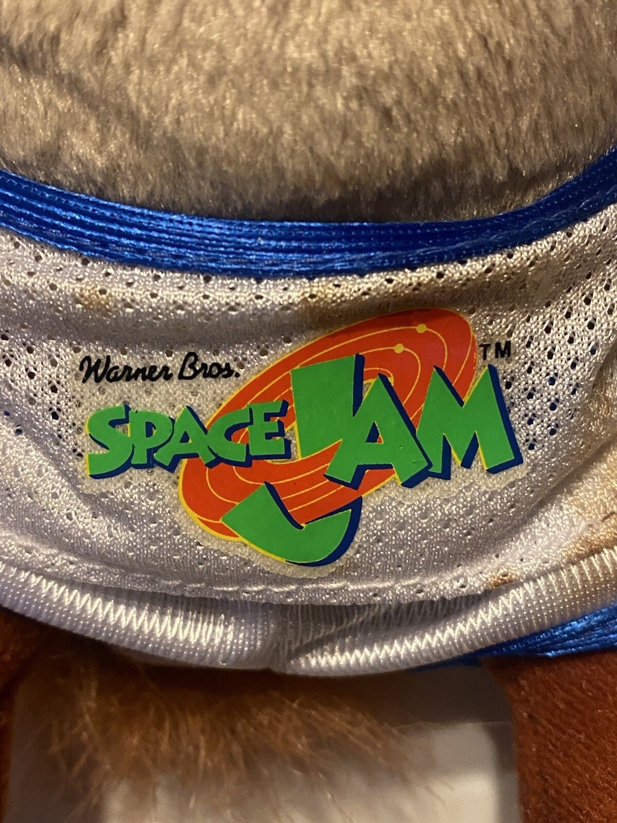 Vintage 1996 Looney Tunes Space Jam Taz Tasmanian Devil Plush 8