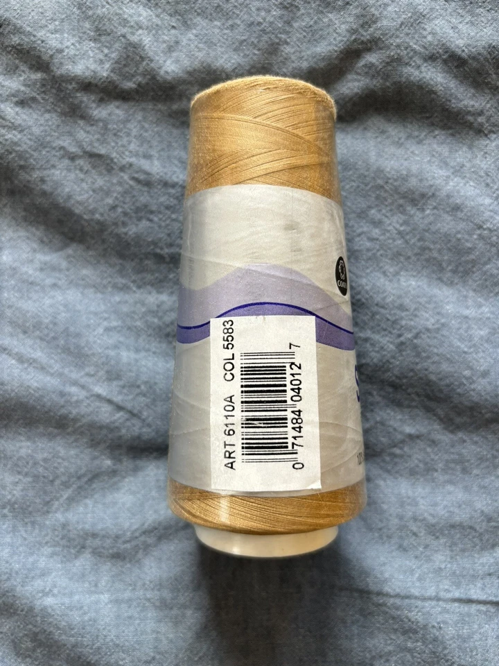 Coats Surelock White Polyester Thread for Overlock Machines 3000yds. - Image 2 of 2