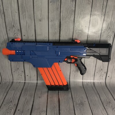 NERF Rival Khaos MXVI-4000 Blue - Battery Flywheel Blaster w Clip