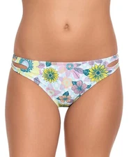 MSRP $20 Salt + Cove Womens Floral Cut-Out Swim Bottom Separates Size Medium
