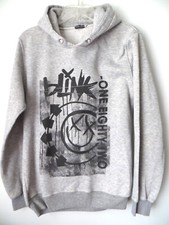 Vintage Classic Blink 182 Cotton Gray Hoodie Size Large