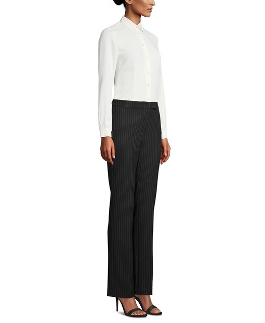 Anne Klein Pants Modern Pinstripes 
