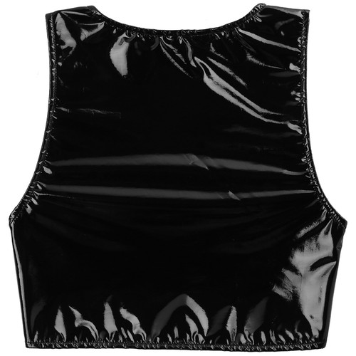 Chaleco de mujer Chaleco de Halloween Chaqueta de rendimiento de escenario Cremallera frontal Prendas para club nocturno - Imagen 34 de 43