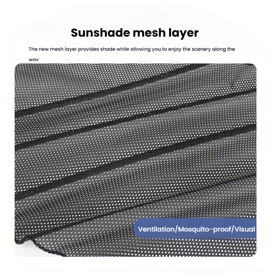 Cortinas de privacidad de protección UV para ventana lateral delantera trasera para automóvil Toyota Foto 4 de 4