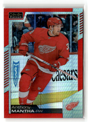 2020-21 O-Pee-Chee Platinum - Anthony Mantha #73 Red Prism /199