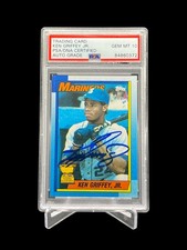 1990 Topps Ken Griffey Jr. All-Star Rookie Autograph #336 PSA 10 Auto Grade