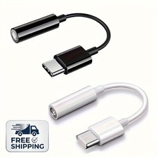 USB-C Type C to 3.5mm Headphone Jack Aux Audio Adapter Cord Converter