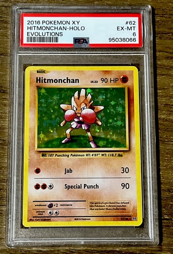 Hitmonchan graded PSA 6 for sale on eBay