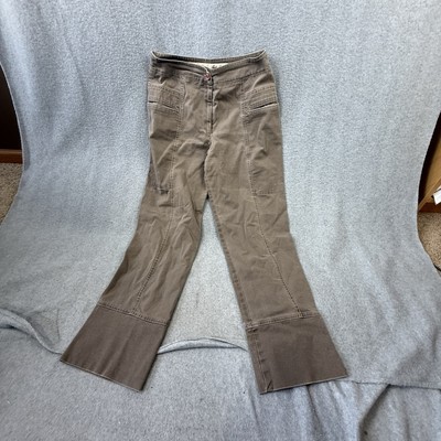 Fibers Pants Woman s 8 Barbara Lesser Jeans Brown 