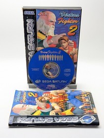 Virtua Fighter 1 & 2 - Sega Saturn - Complete With Manuals - PAL Tested