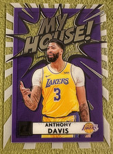 2020-21 Clearly Donruss Basketball My House #16 Anthony Davis Los Angeles Lakers