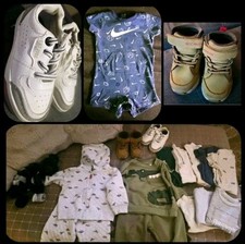 Baby Boy Clothing Lot 33 Pc 12M 18M 24M Nike Reebok Boots Sneakers Outfit Bundle