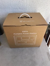 Bluetti EB3A Portable Power Station 120V Gray New in Box