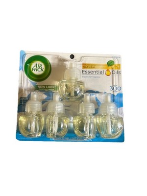 Air Wick Scented Oil 5 Refills, Snuggle Fresh Linen, (5X0.67oz), Air Freshener