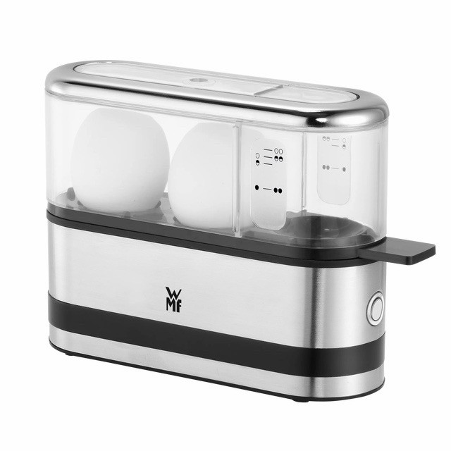 Wmf Cromargan® Matt Eierkocher "Küchenminis 2-Eier-Kocher Integrierter Wasserdosierer Und Eipick" Für 2 Stk. Eier 250 W Hochwertiges Chromargan Und Tritan Grifffläche von Baur - Image 2