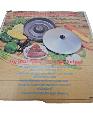 The Amazing Dry Fry Pan Non-Stick Frying Pan Lid Instructions Silver Taiwan