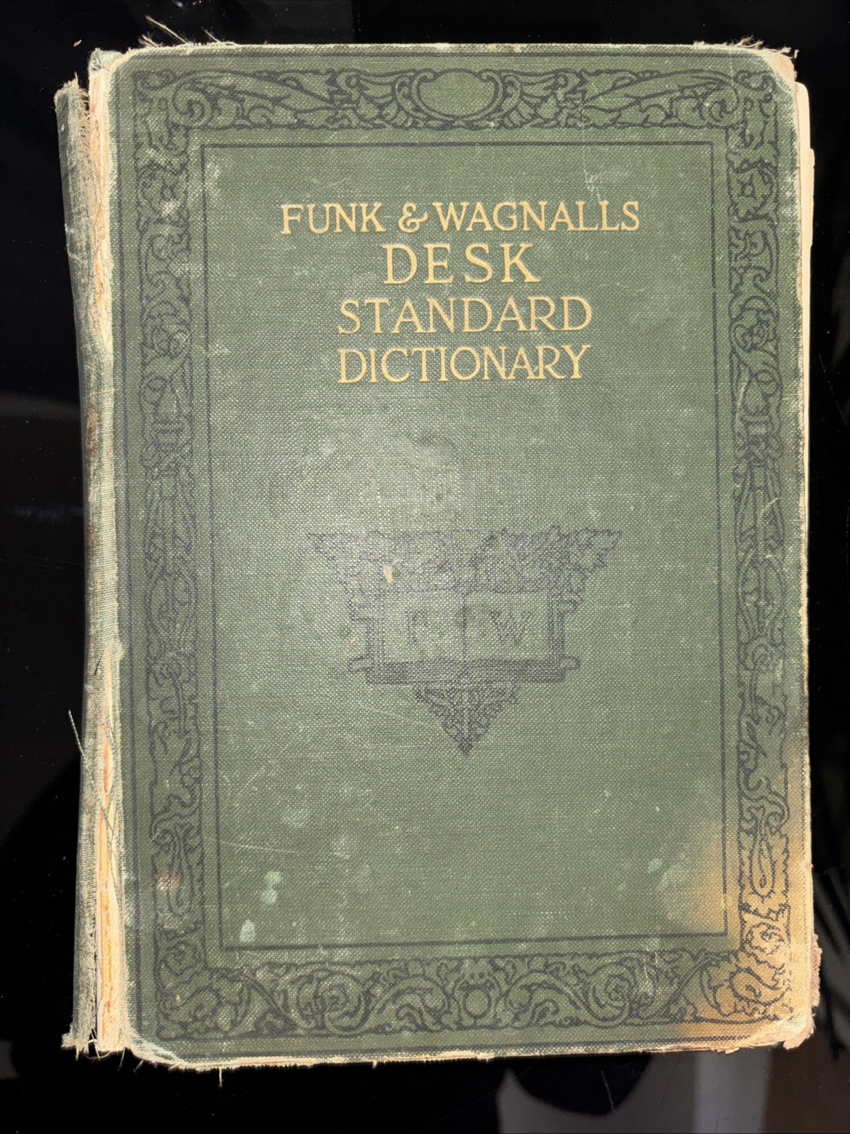 Antique 1928 Funk & Wagnalls Practical Standard Dictionary Hardcover