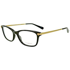 Coach HC6142 Womens Plastic Eyeglass Frame 5002 Black 51-17 w Case