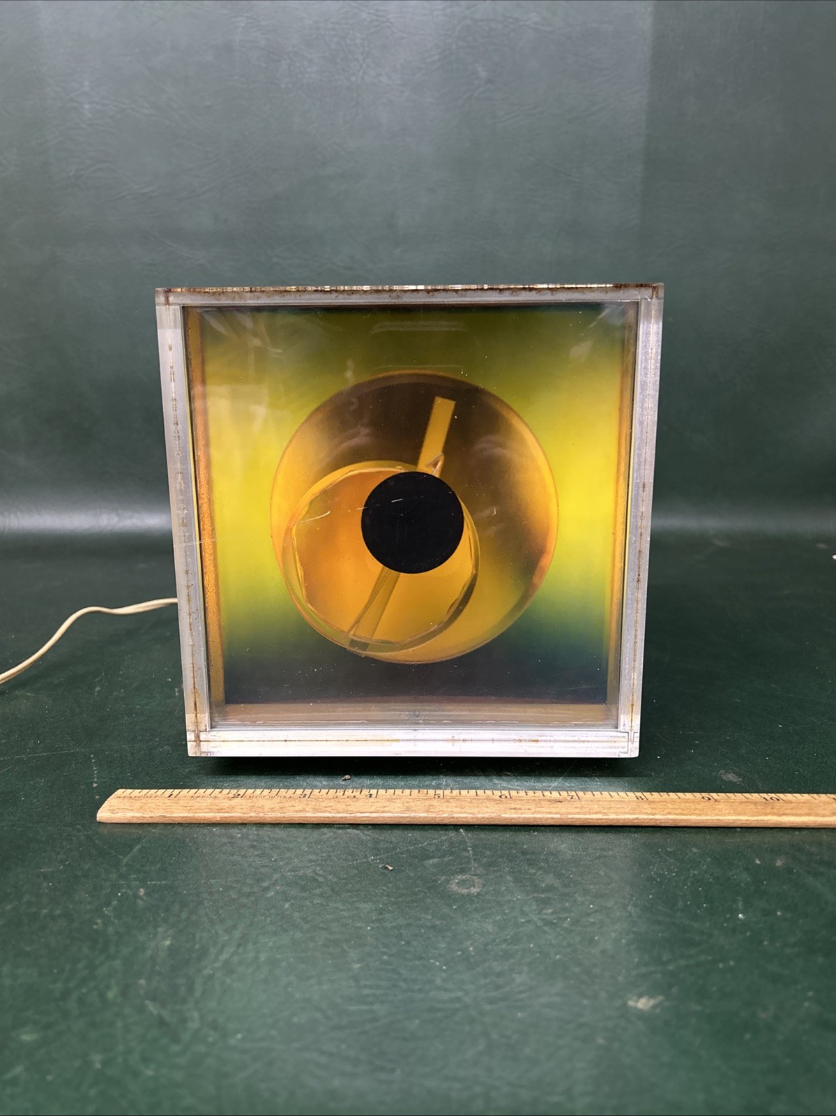 KIRSCH HAMILTON PRISMA Color Changing Electric Clock Circa 1976 For Service