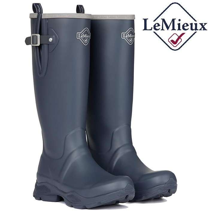 Botas de neopreno impermeables LeMieux Stride Wellington para mujer talla Muck