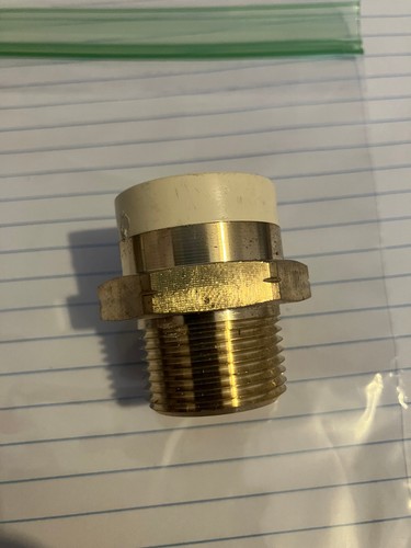 NEW 3/4" NPT CPVC Male Adapter Lead Free Brass (Copper Thread)