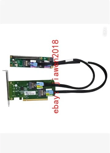 PCI Express x16 to SFF-8654 Adapter PCI-E X16 + Baseplate 2*70CM Cable