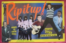 RIP IT UP! POSTCARDS FROM THE HEYDAY OF ROCK 'N' ROLL ~ Michael Barson ~ NEW