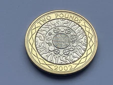 Simply Coins~ 2002 PROOF TWO 2 POUND TECHNOLOGY STANDING ON THE SHOULDERS