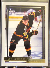 1992-93 Topps Gold Igor Larionov #512 Vancouver Canucks