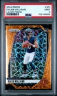 2024 Panini Prizm Caleb Williams #301 Orange Lazer Prizm Rookie (RC) PSA 9