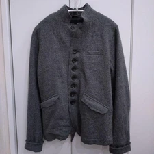 Pas de calais Tailored Jacket Gray M Excellent Condition