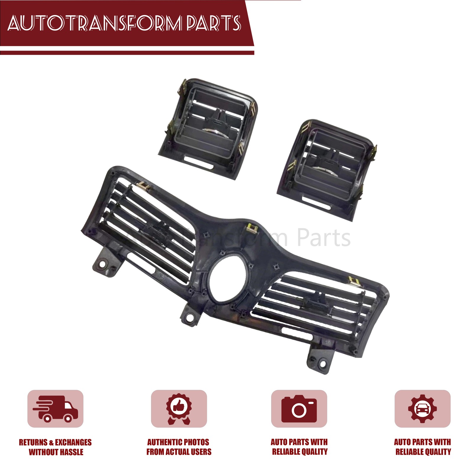 NEW For 08-19 Maserati GranTurismo (M145) Dashboard A/C Air Vent Panel Grille