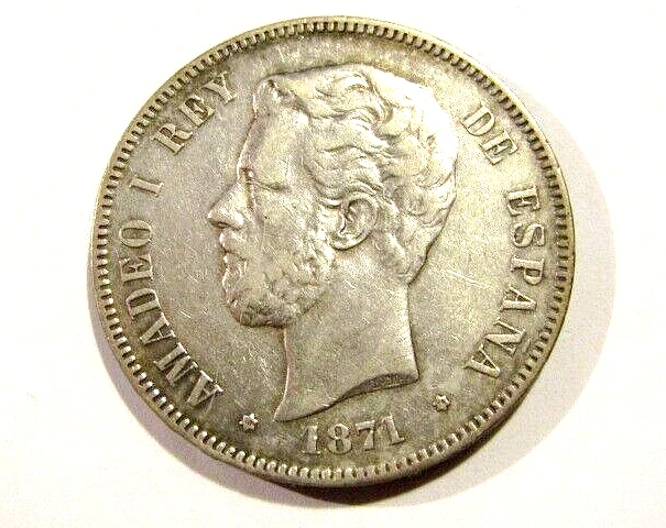 1871 Year Spanish Coins for sale | eBay