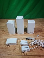 Linksys WHW03 V2 Velop Intelligent Mesh WiFi System 7.5" With 2 VLP01 Extensions