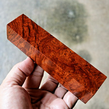 Amboyna Burl Pen Blank 32x148x32mm Woodturning DIY Craft 615